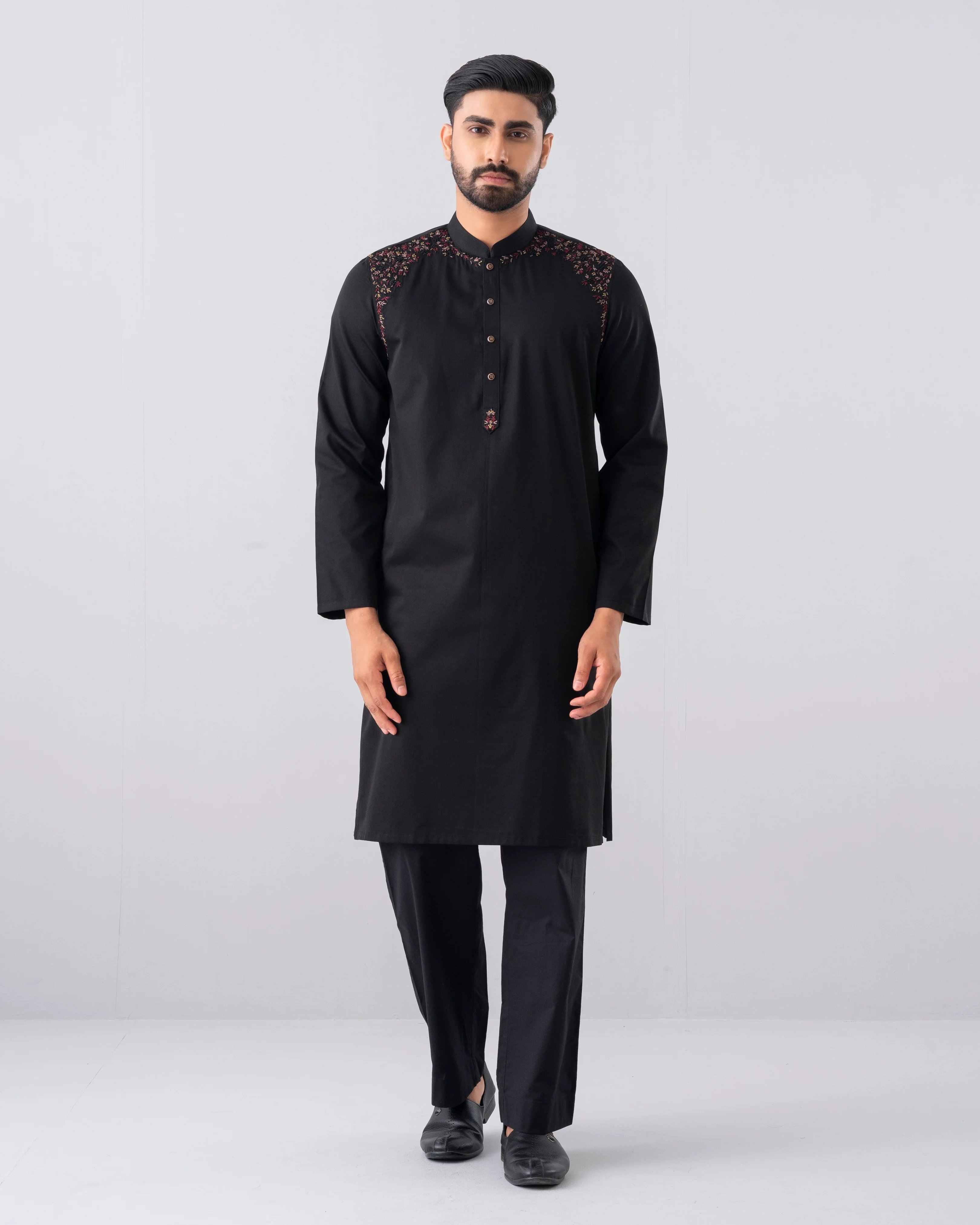 Regular Fit Embroidered Formal Panjabi